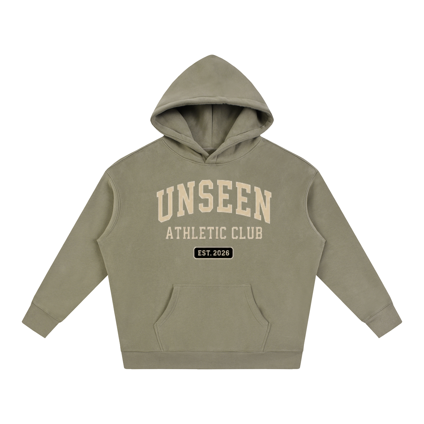 UU OVERSIZED FLEECE HOODIE. (MULTICOLOR)