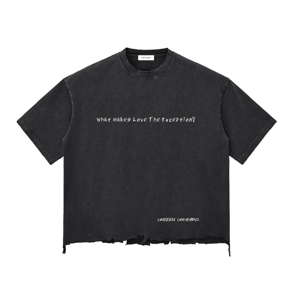 3 STACKS VINTAGE RIPPED TEE.
