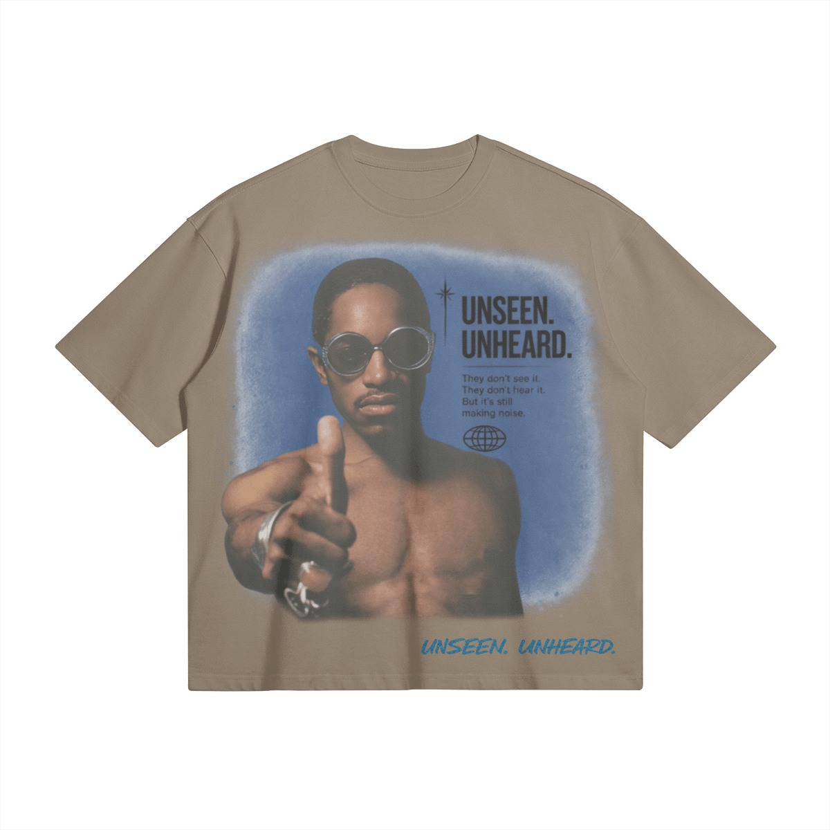 3 $TACKZ BOX TEE - UNSEEN. UNHEARD.