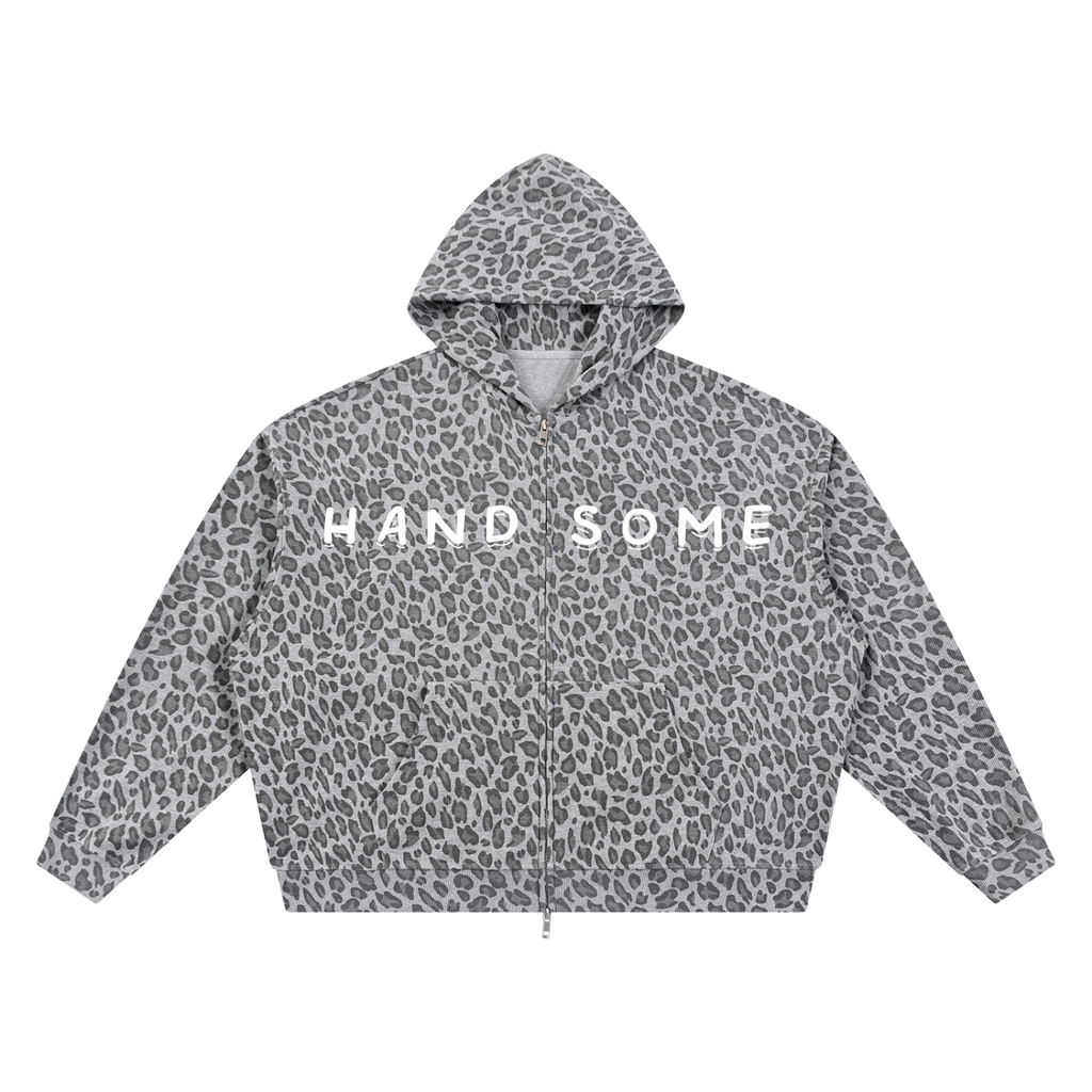 HANDSOME LEOPARD PRINT HOODIE
