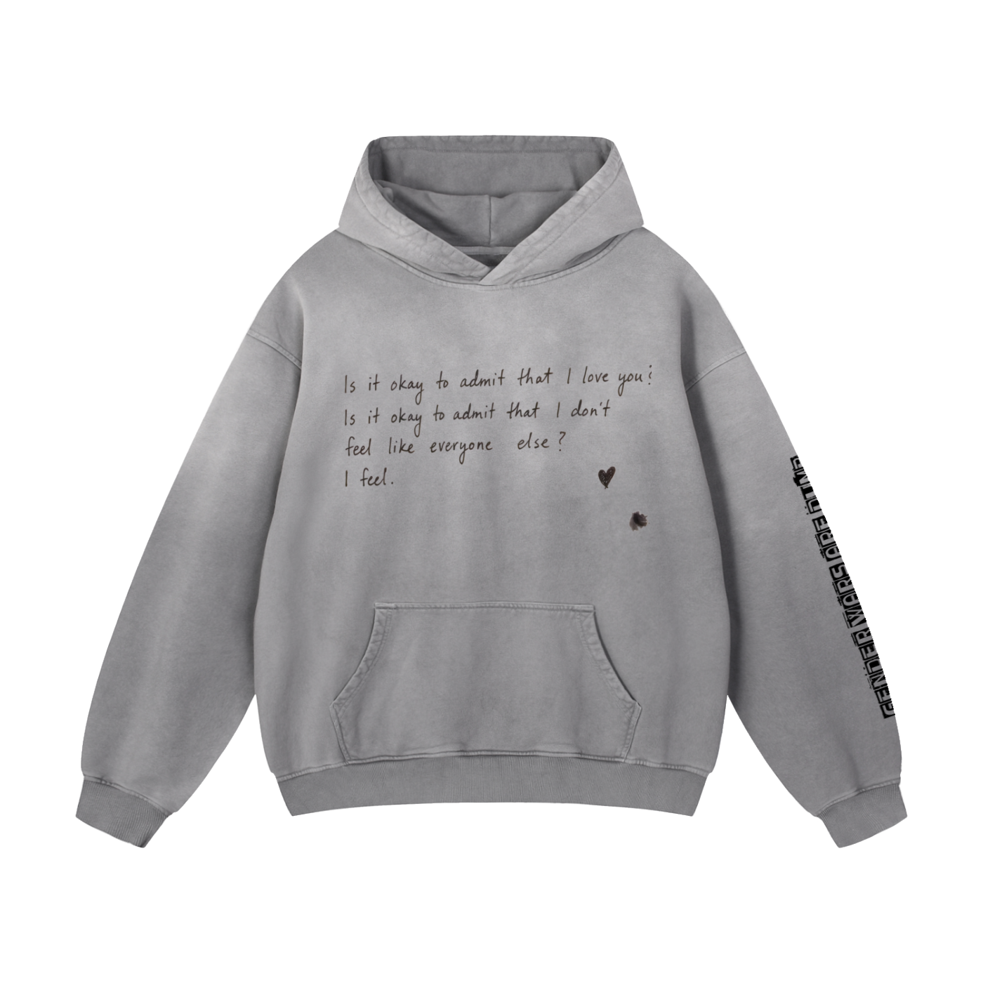 I FEEL OVERSIZED HOODIE.