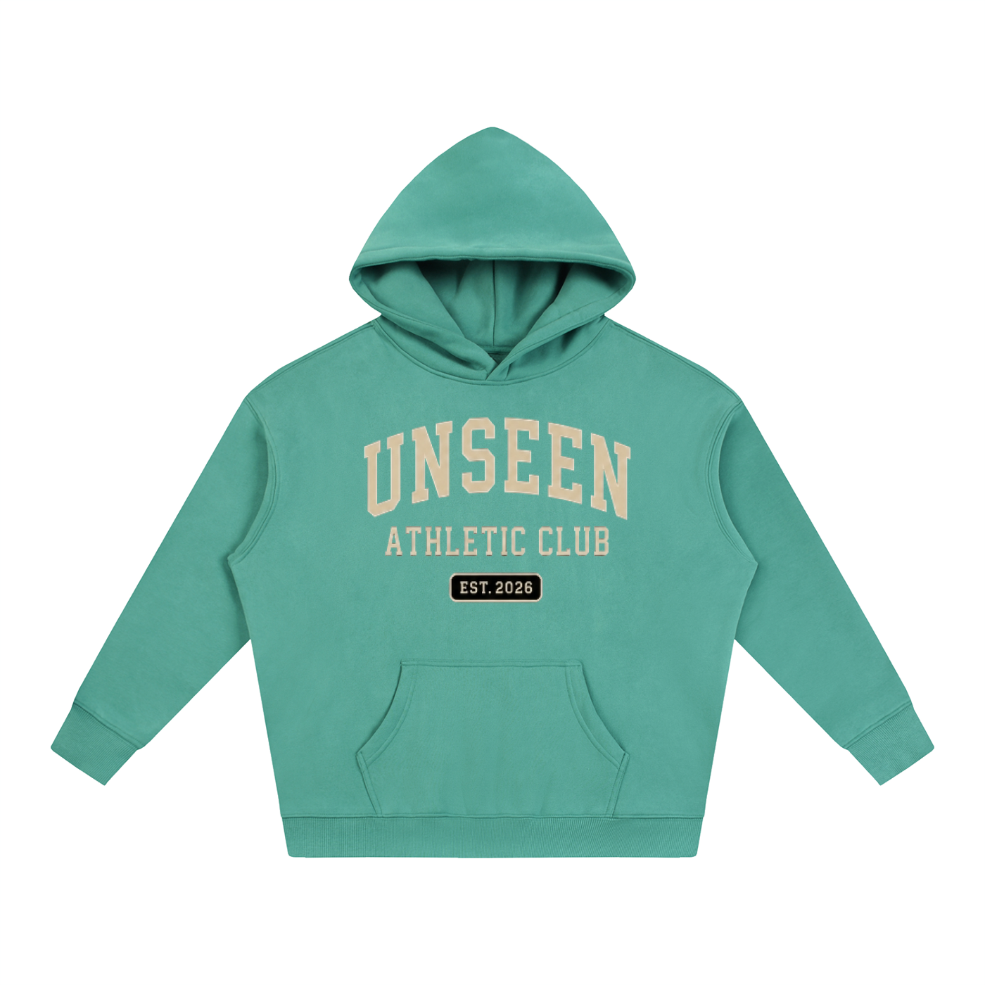 UU OVERSIZED FLEECE HOODIE. (MULTICOLOR)