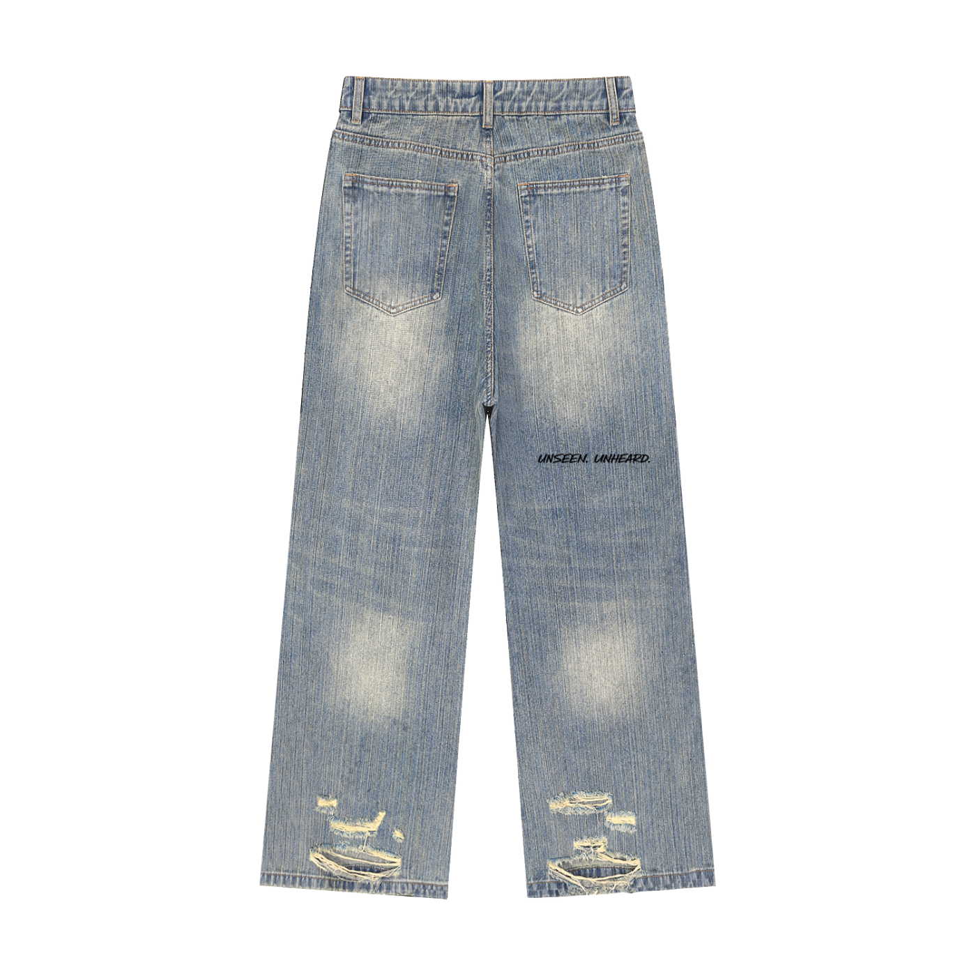 UU X HEARTBROKEN DISTRESSED DENIM.