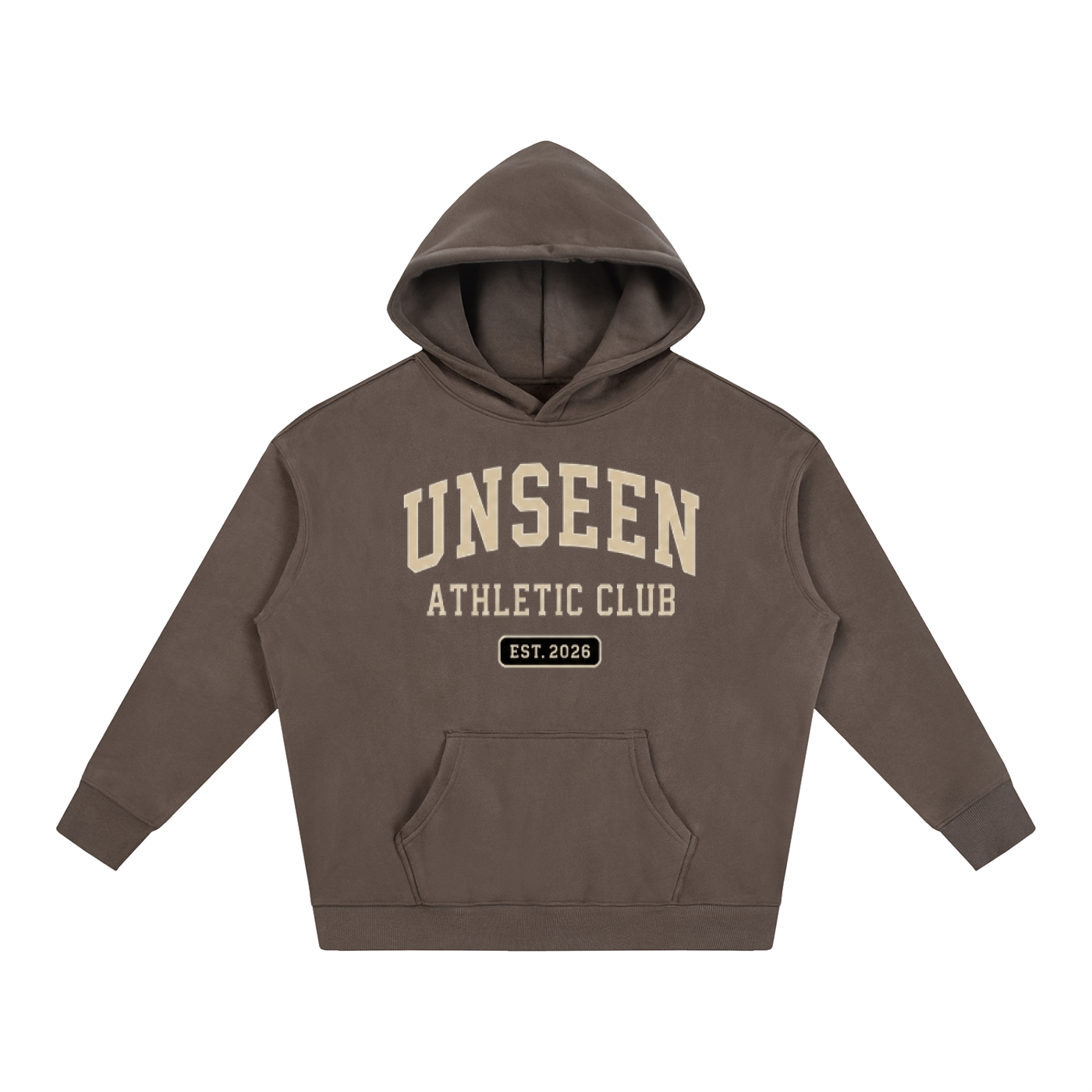 UU OVERSIZED FLEECE HOODIE. (MULTICOLOR)