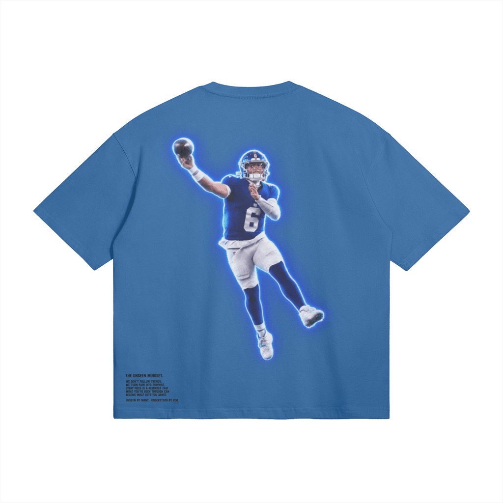 BIG FACE DART BOXY TEE - UNSEEN. UNHEARD.