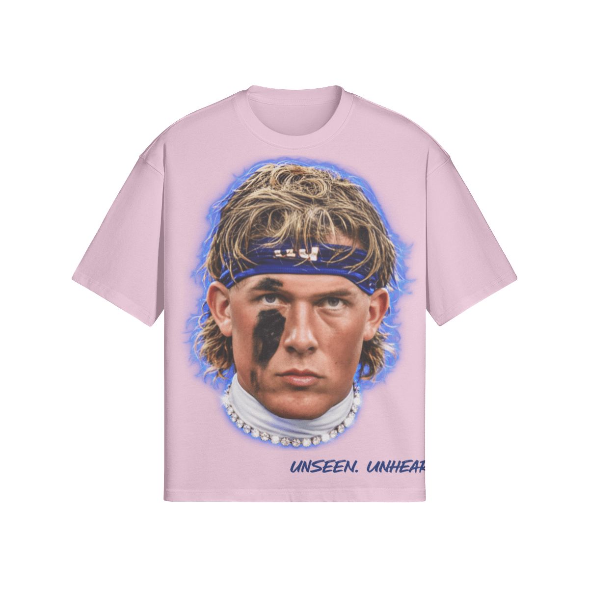 BIG FACE DART BOXY TEE - UNSEEN. UNHEARD.