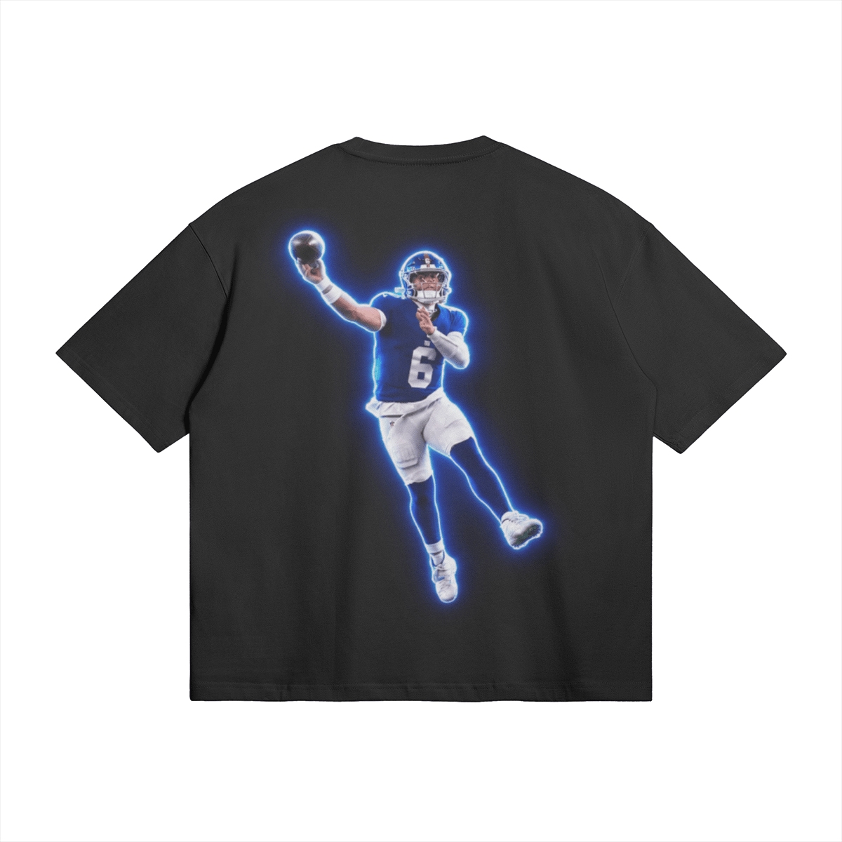 BIG FACE DART BOXY TEE - UNSEEN. UNHEARD.