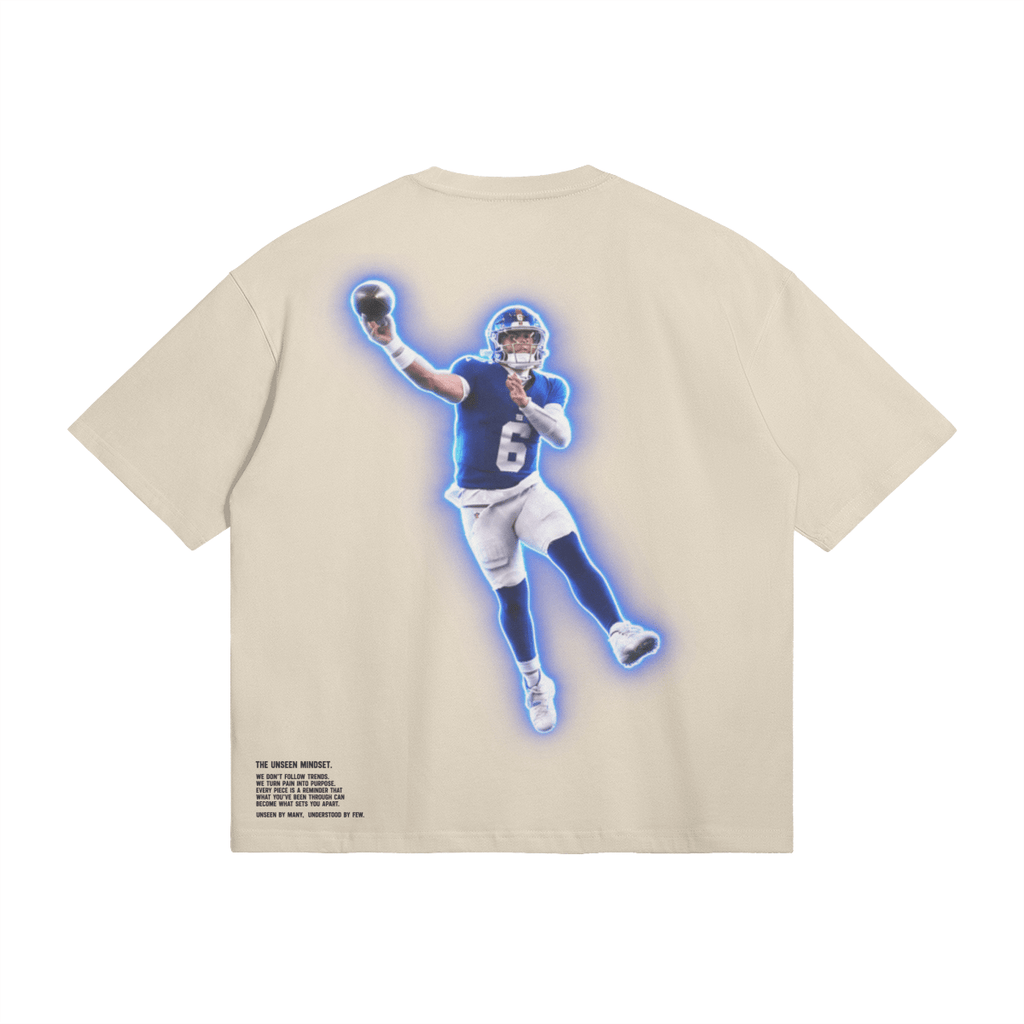 BIG FACE DART BOXY TEE - UNSEEN. UNHEARD.