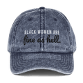 BLACK WOMEN ARE FINE BASEBALL CAP - UNSEEN. UNHEARD.