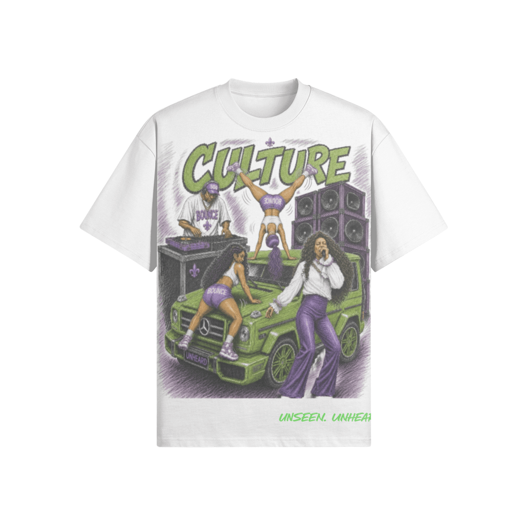 BOUNCE CULTURE OVERSIZED - UNSEEN. UNHEARD.