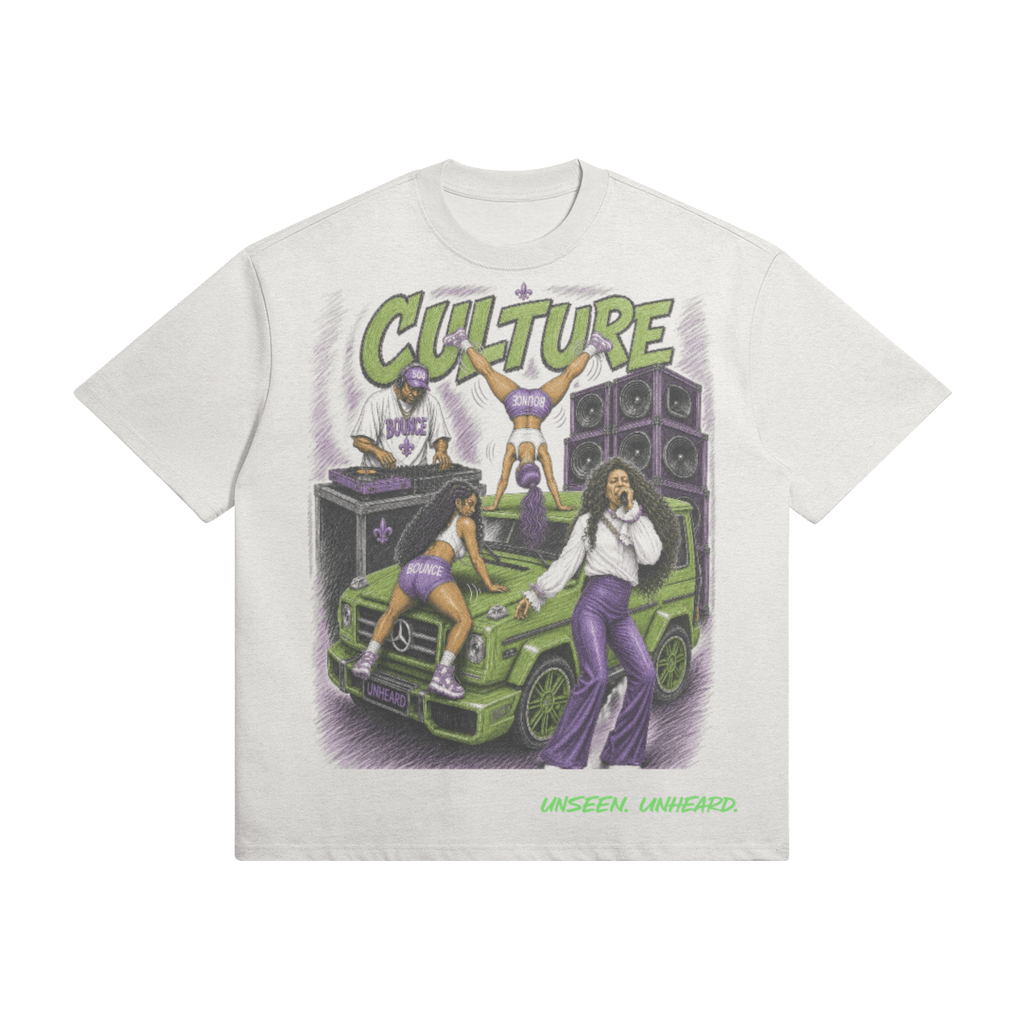 BOUNCE CULTURE OVERSIZED - UNSEEN. UNHEARD.