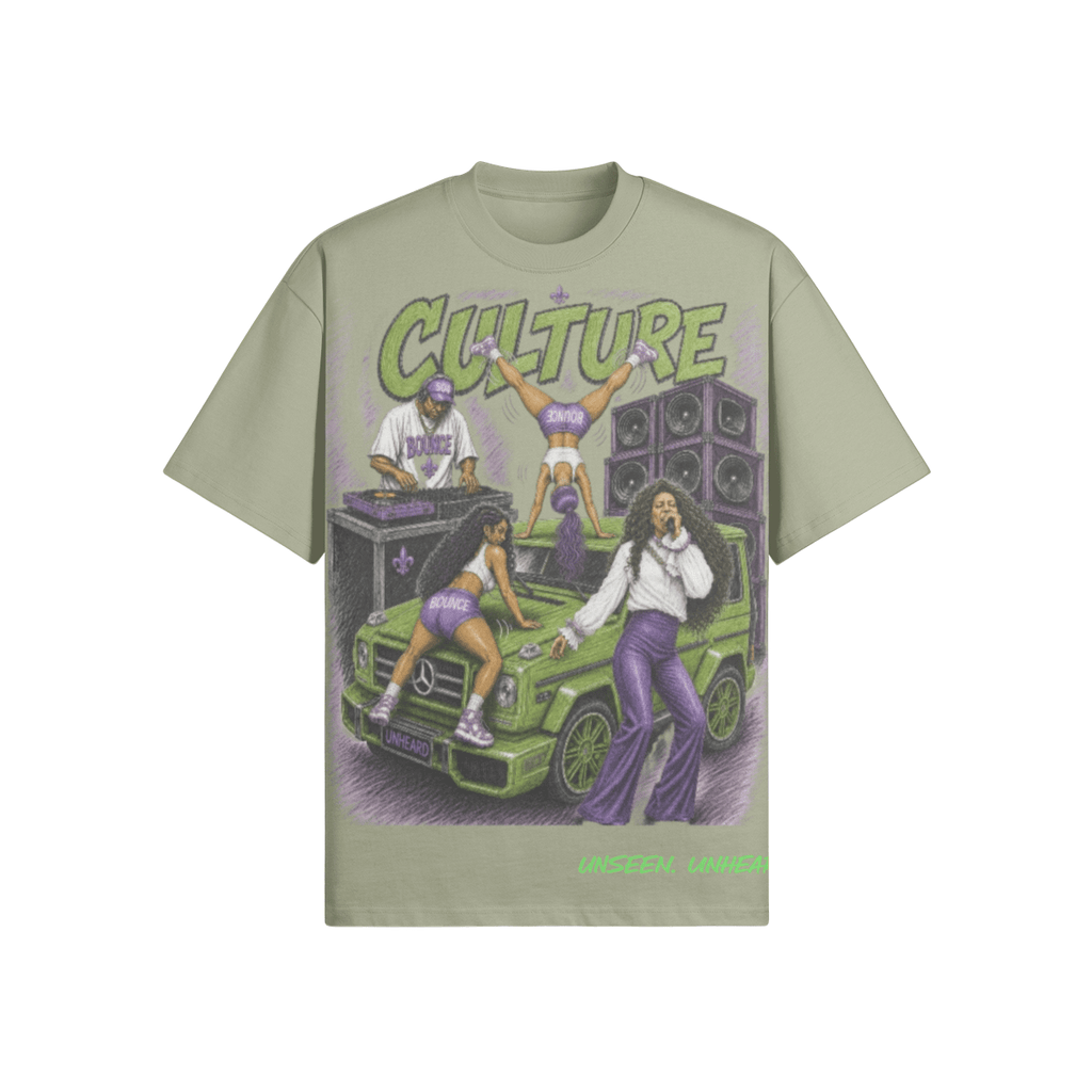 BOUNCE CULTURE OVERSIZED - UNSEEN. UNHEARD.