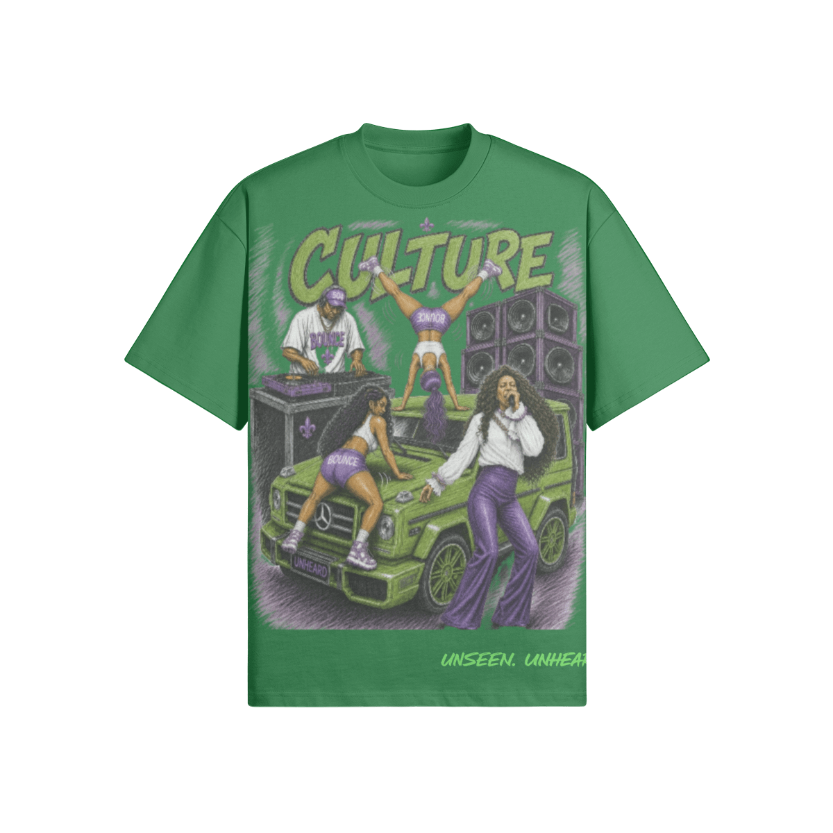 BOUNCE CULTURE OVERSIZED - UNSEEN. UNHEARD.