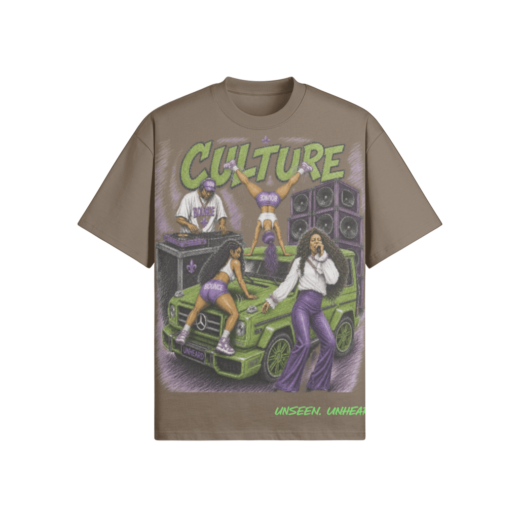 BOUNCE CULTURE OVERSIZED - UNSEEN. UNHEARD.