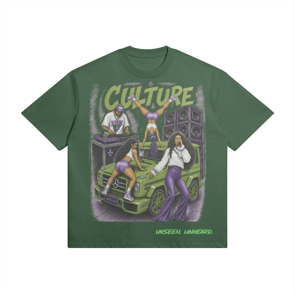 BOUNCE CULTURE OVERSIZED - UNSEEN. UNHEARD.