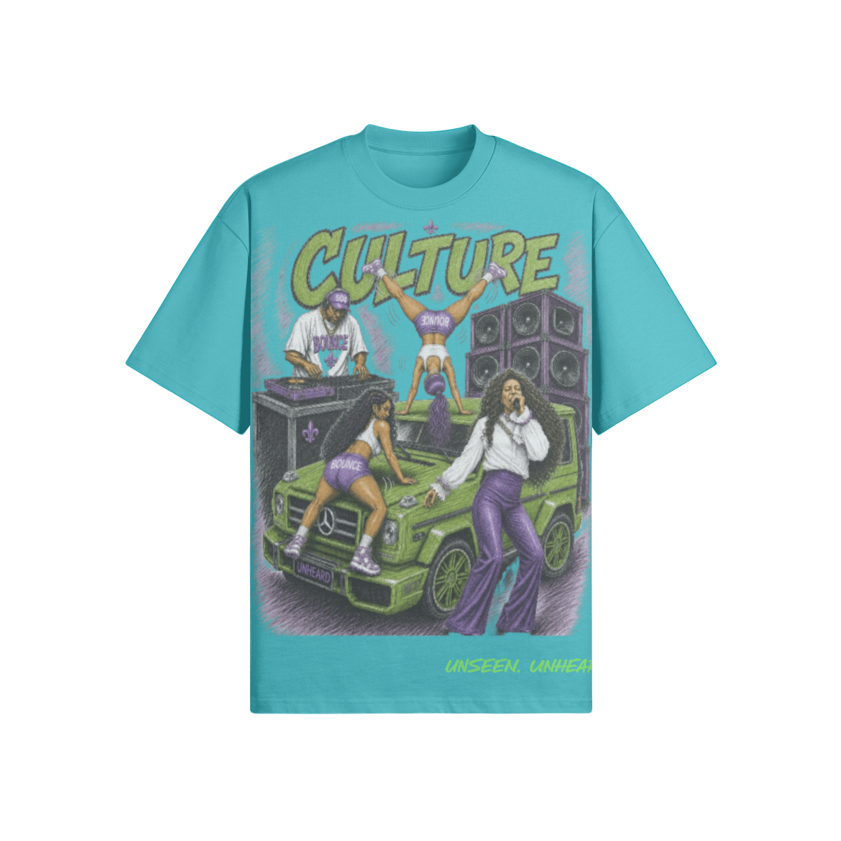 BOUNCE CULTURE OVERSIZED - UNSEEN. UNHEARD.