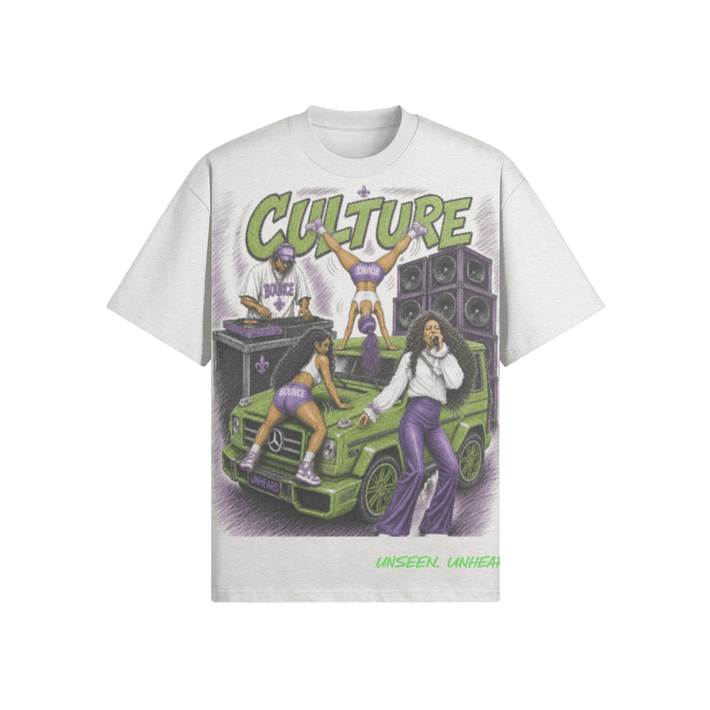 BOUNCE CULTURE OVERSIZED - UNSEEN. UNHEARD.