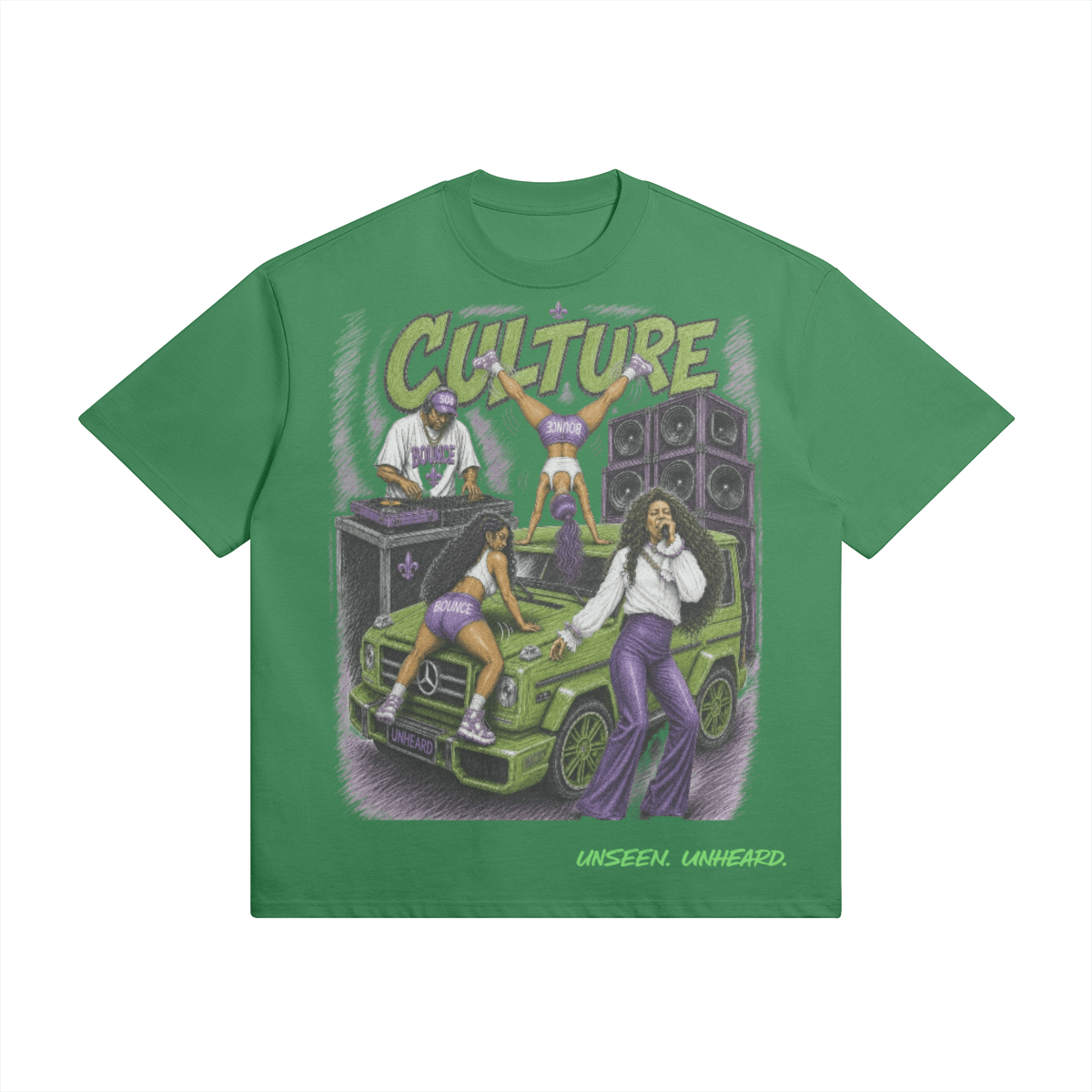 BOUNCE CULTURE OVERSIZED - UNSEEN. UNHEARD.