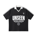 UNSEEN SEASON 1 STRIPED SOCCER JERSEY.