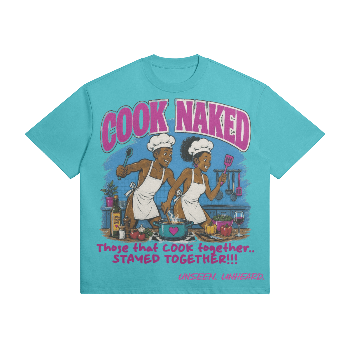 COOK NAKED OVERSIZED. - UNSEEN. UNHEARD.