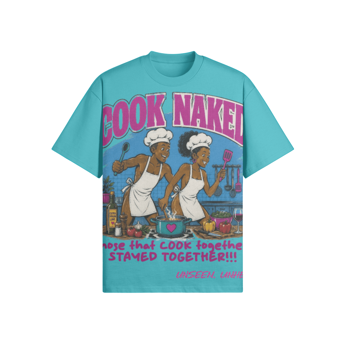 COOK NAKED OVERSIZED. - UNSEEN. UNHEARD.