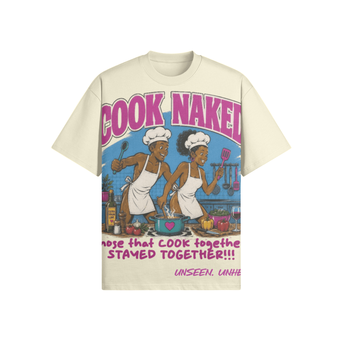 COOK NAKED OVERSIZED. - UNSEEN. UNHEARD.