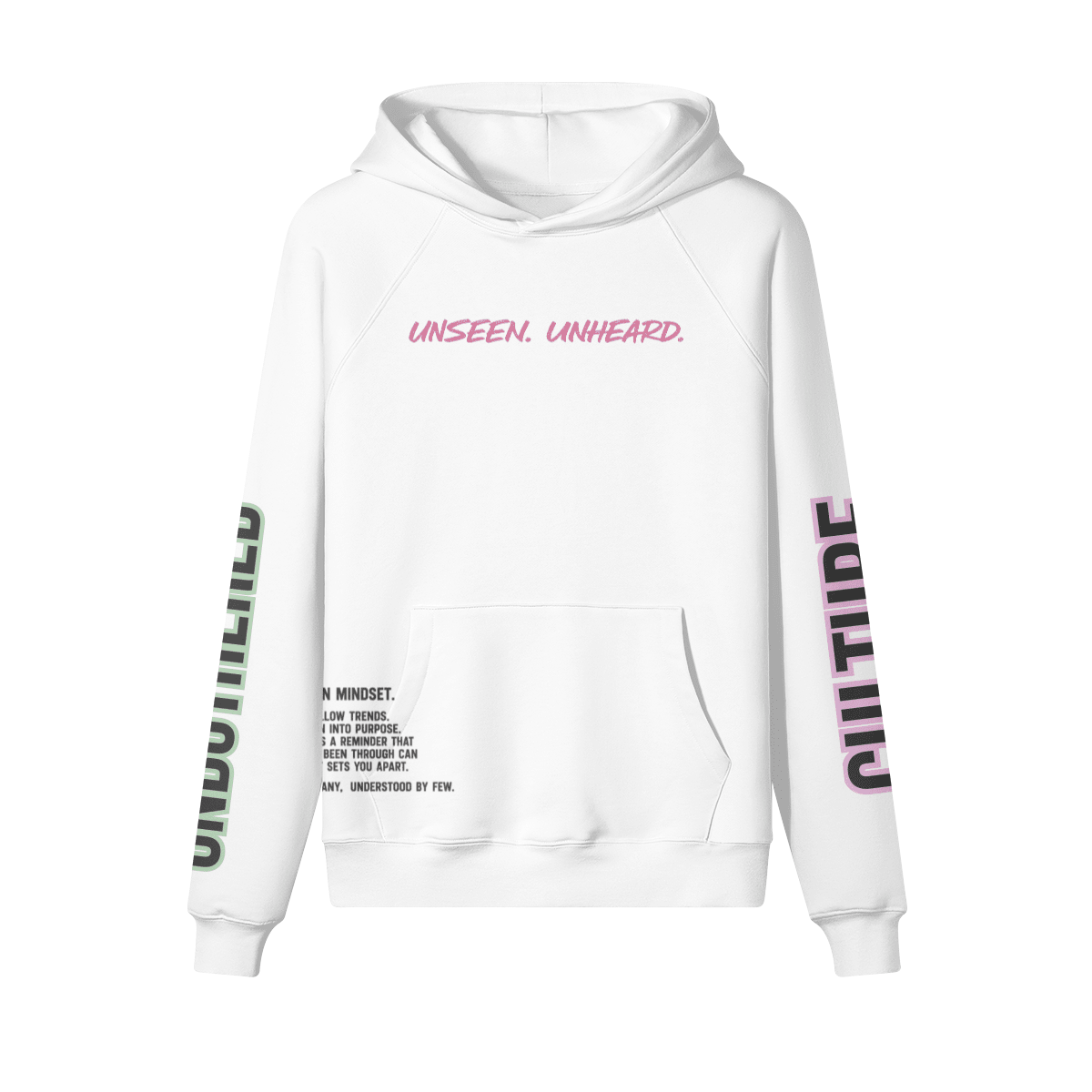 CULTURE CLUB HOODIE. - UNSEEN. UNHEARD.