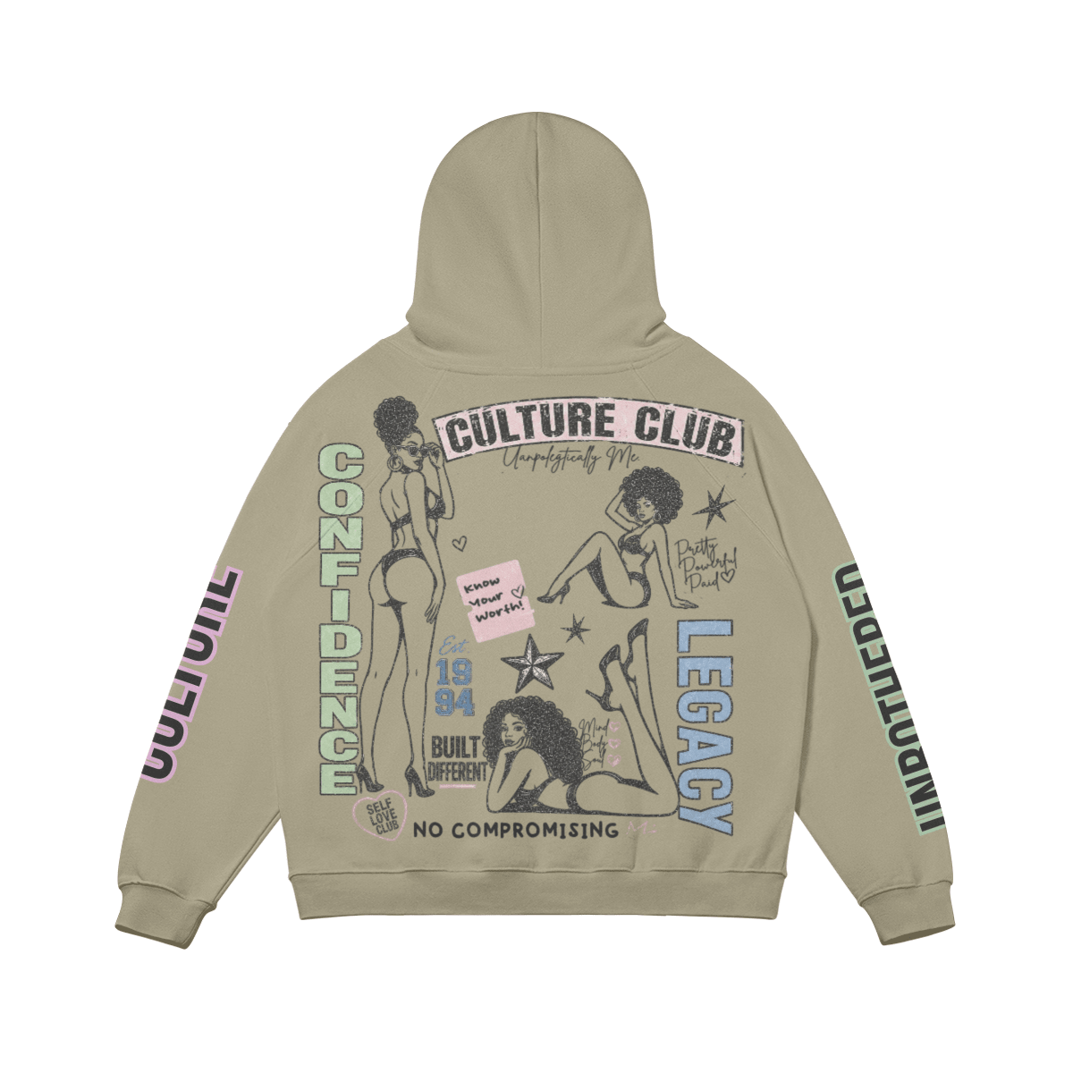CULTURE CLUB HOODIE. - UNSEEN. UNHEARD.