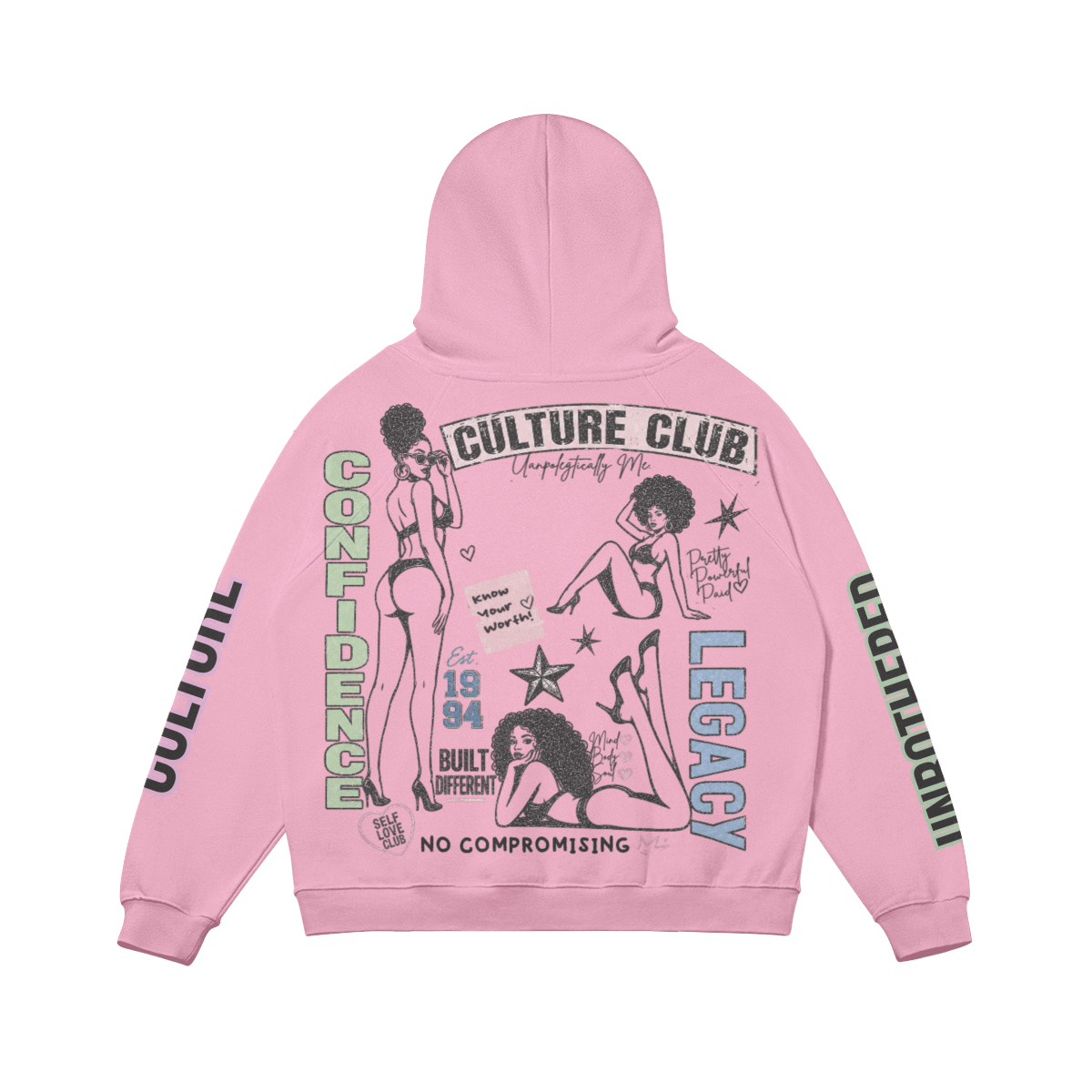 CULTURE CLUB HOODIE. - UNSEEN. UNHEARD.