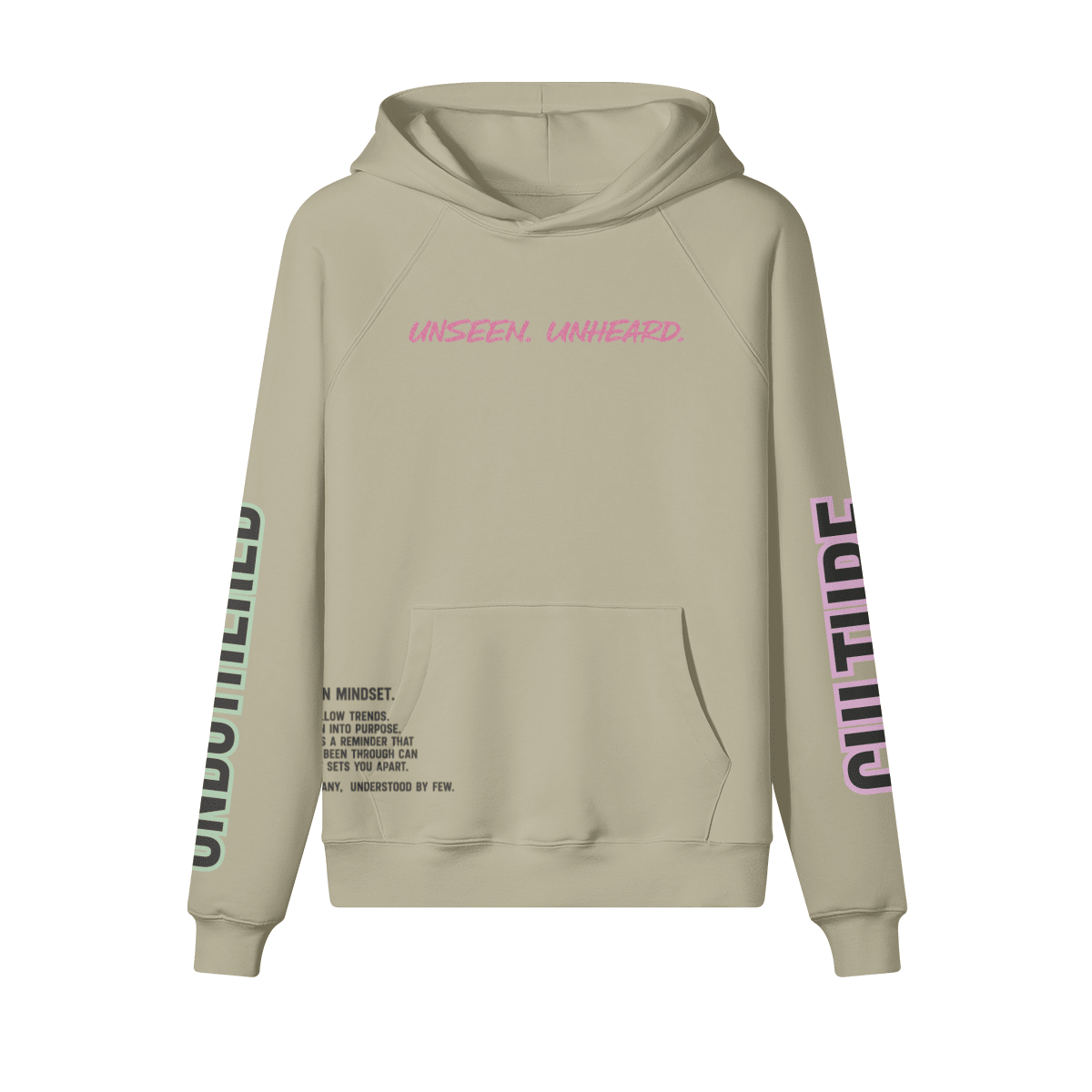 CULTURE CLUB HOODIE. - UNSEEN. UNHEARD.