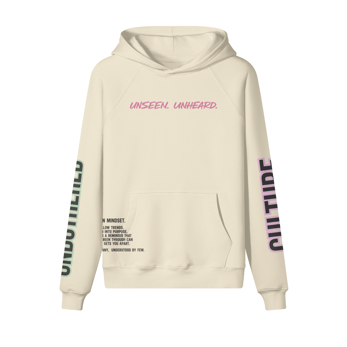 CULTURE CLUB HOODIE. - UNSEEN. UNHEARD.