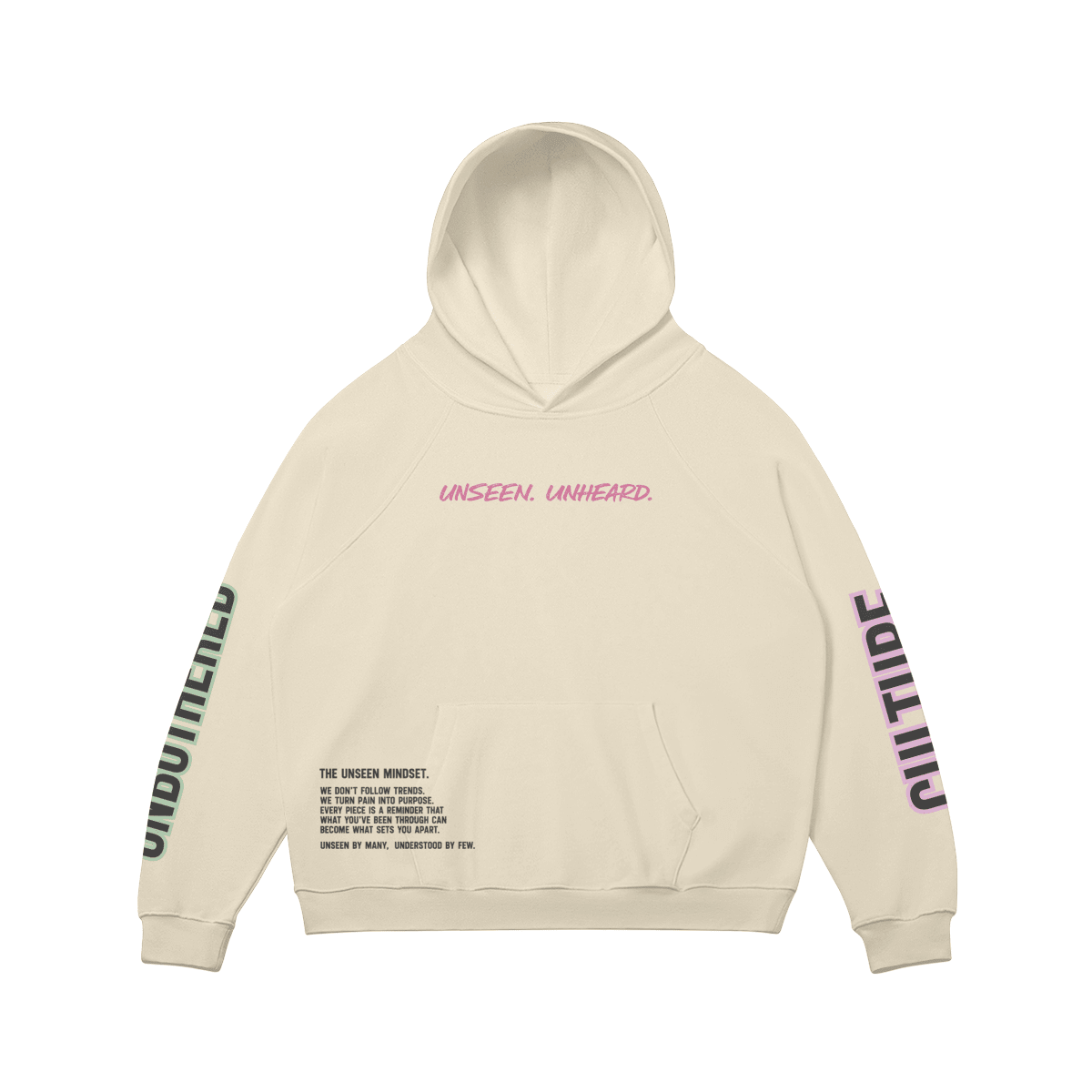 CULTURE CLUB HOODIE. - UNSEEN. UNHEARD.