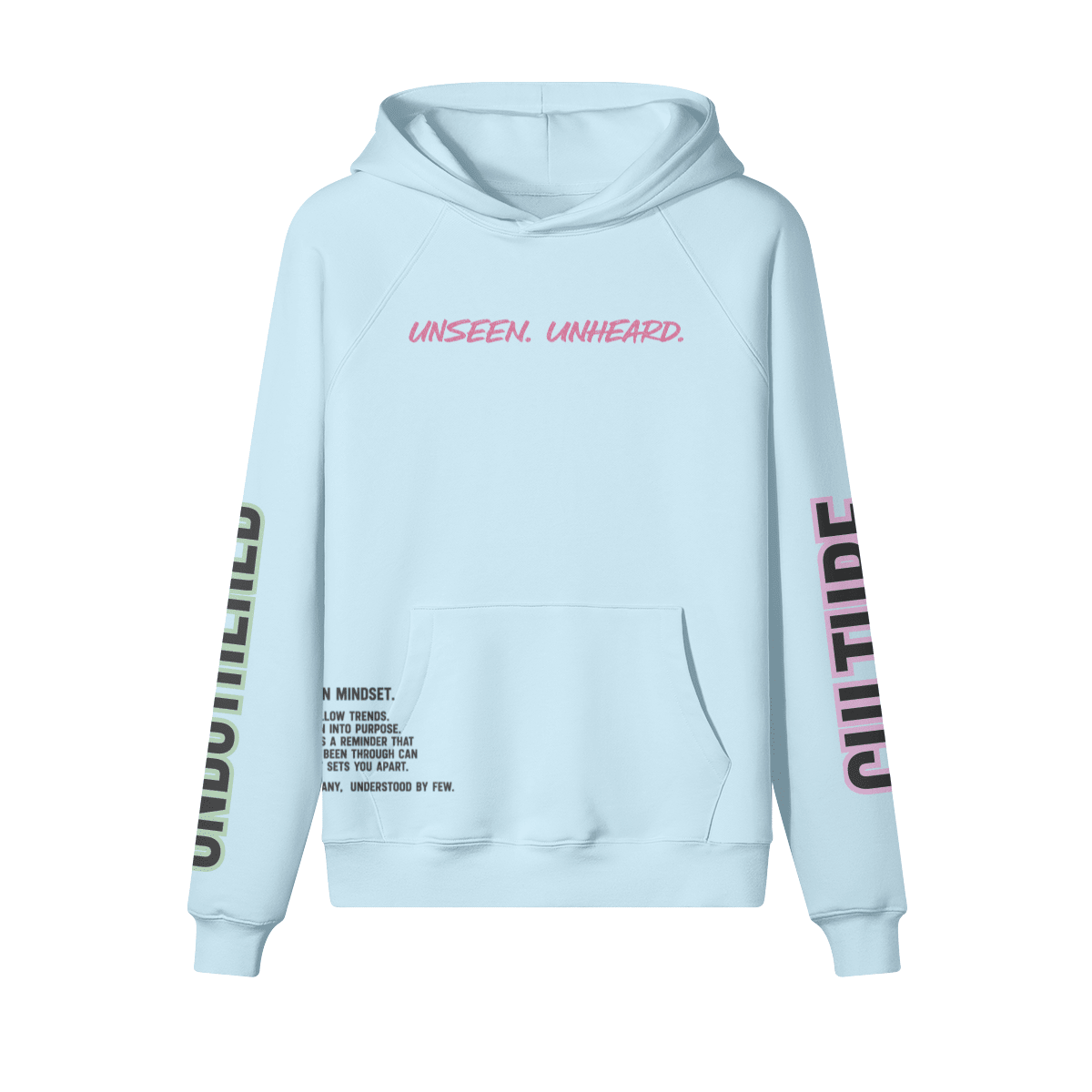 CULTURE CLUB HOODIE. - UNSEEN. UNHEARD.