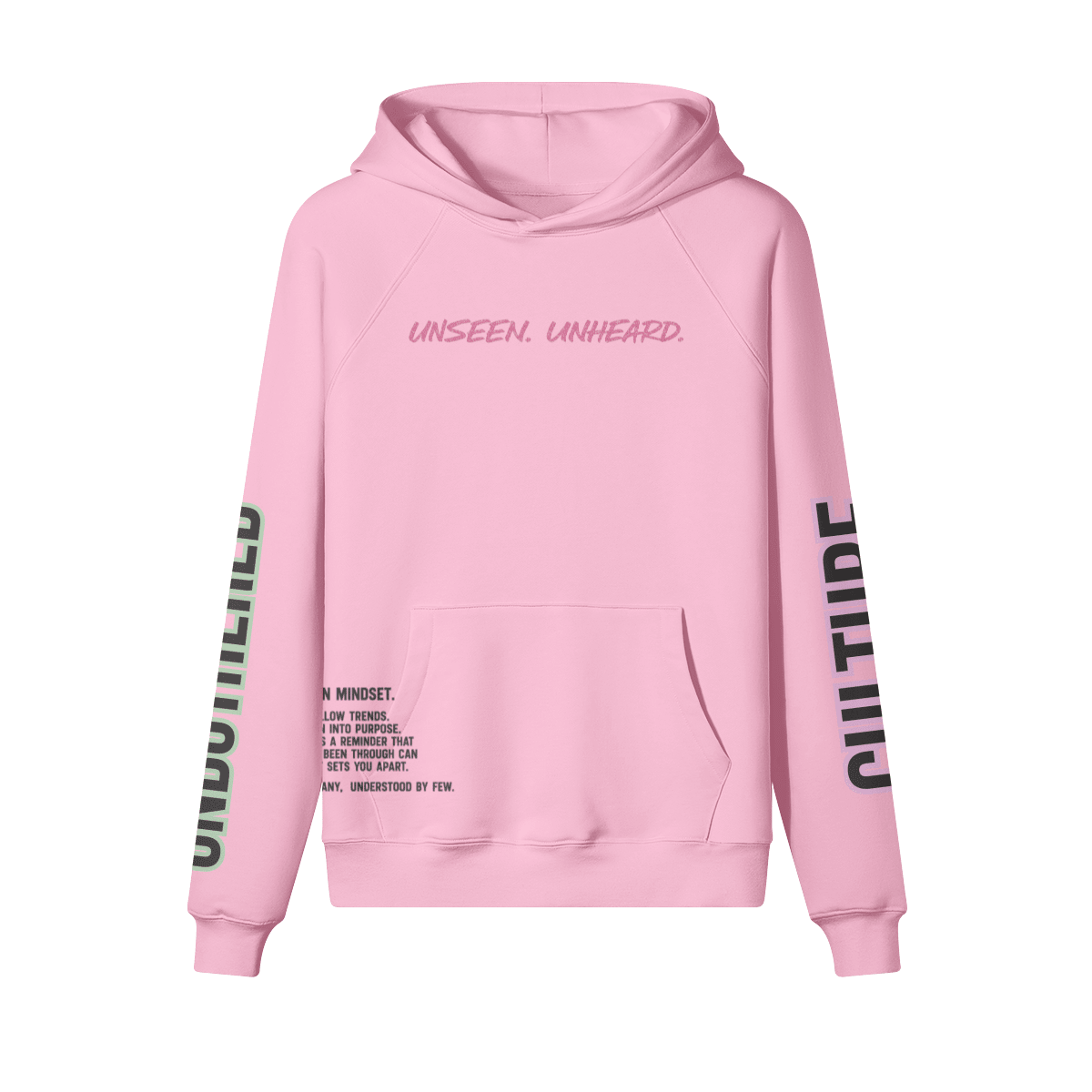 CULTURE CLUB HOODIE. - UNSEEN. UNHEARD.