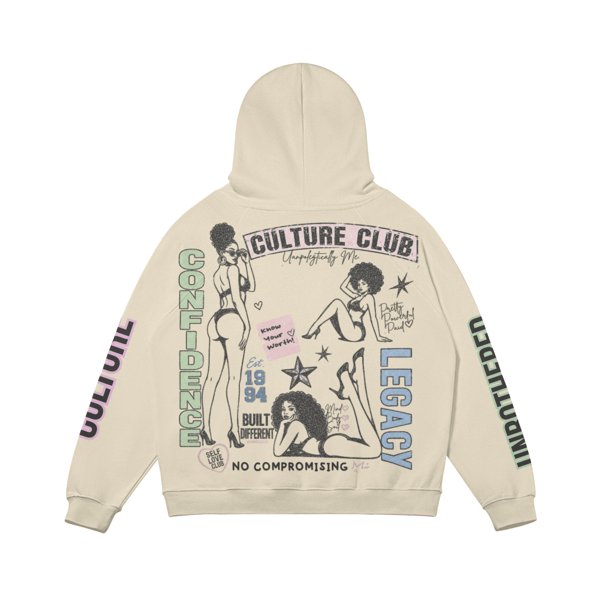 CULTURE CLUB HOODIE. - UNSEEN. UNHEARD.