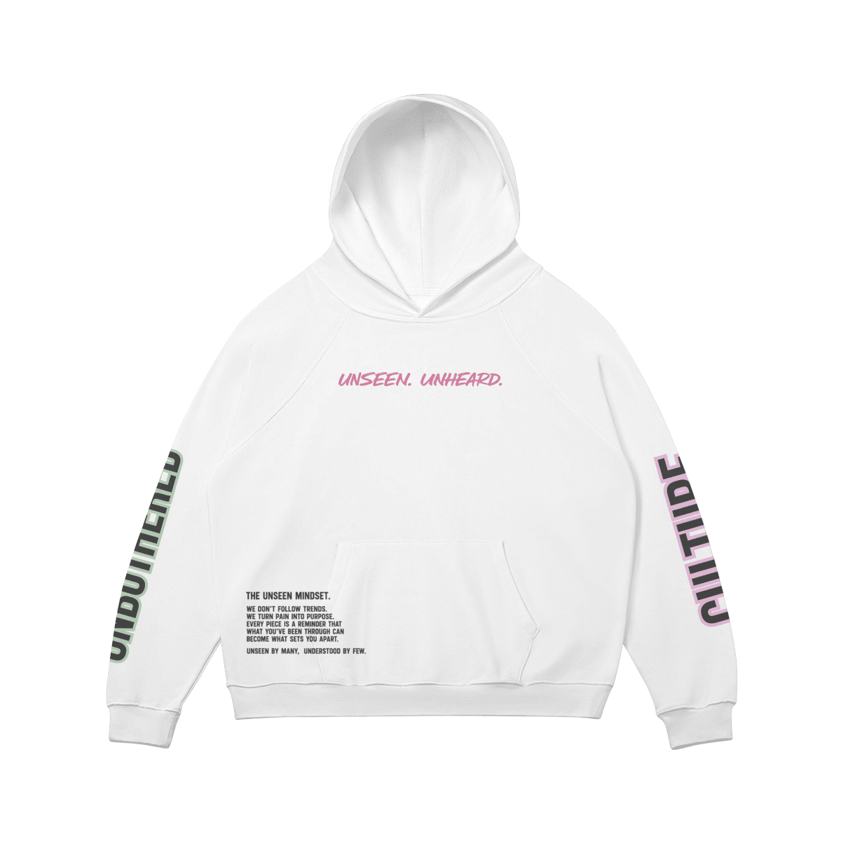CULTURE CLUB HOODIE. - UNSEEN. UNHEARD.