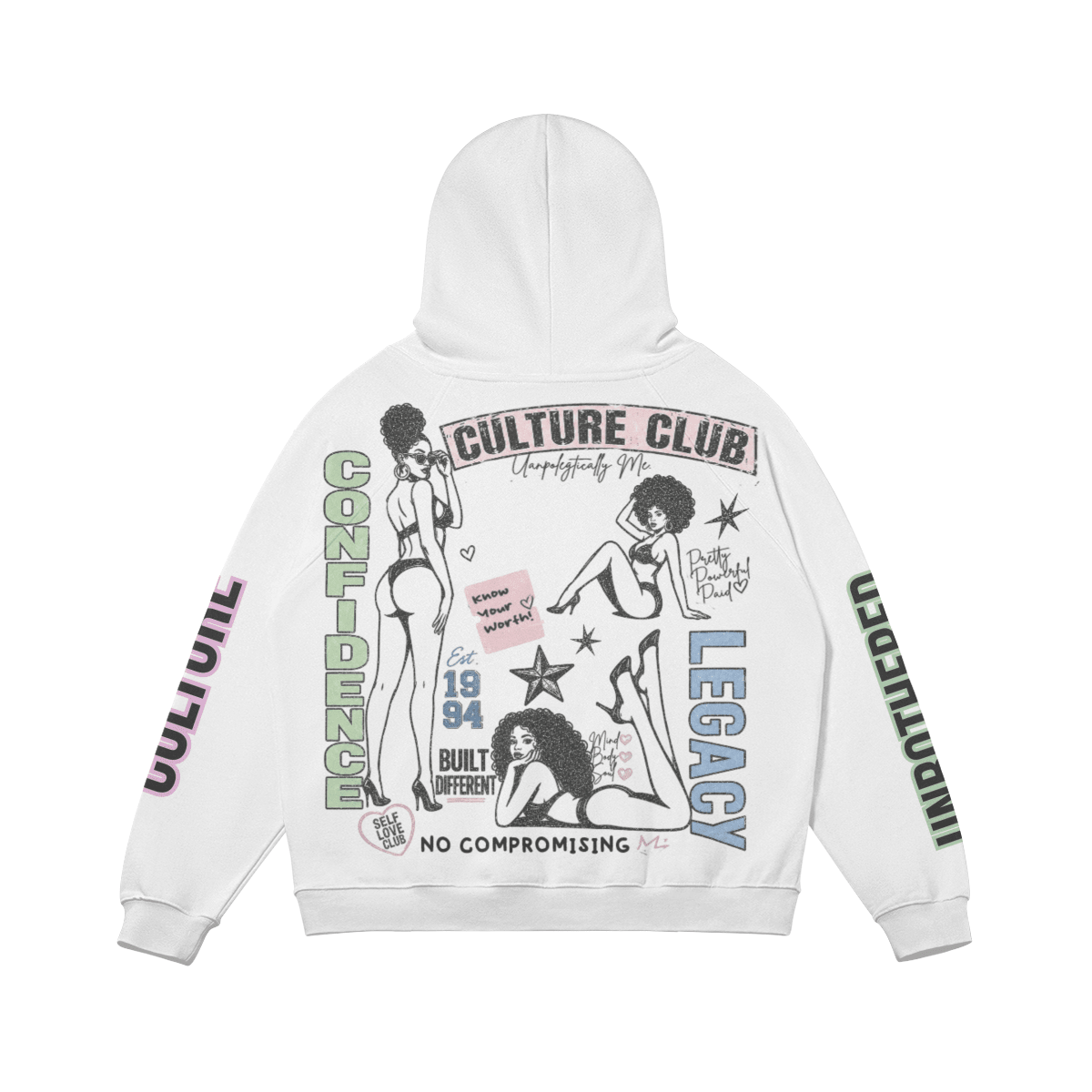 CULTURE CLUB HOODIE. - UNSEEN. UNHEARD.