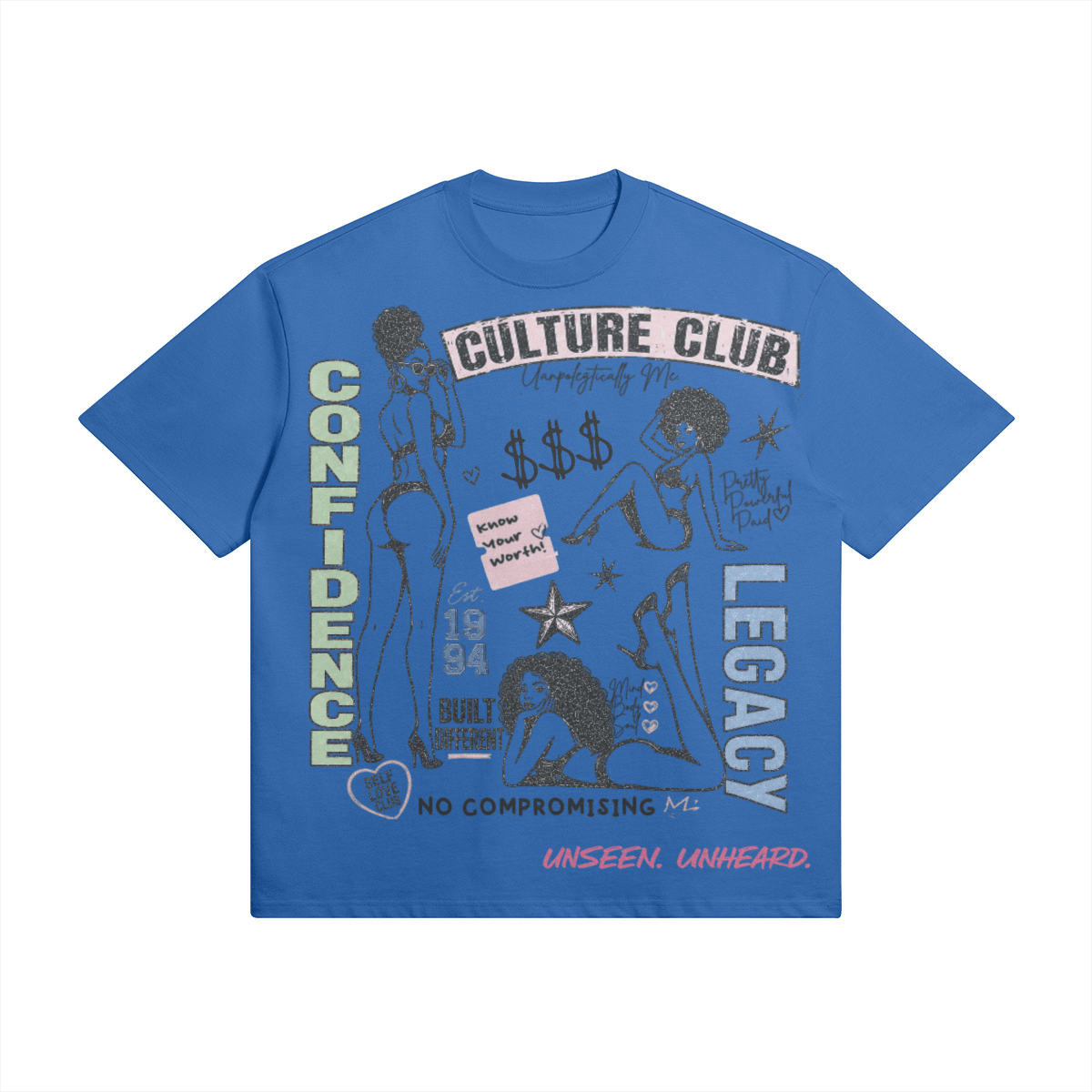 CULTURE CLUB OVERSIZED. - UNSEEN. UNHEARD.