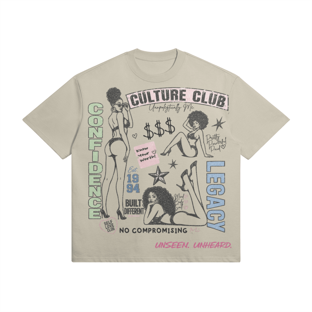 CULTURE CLUB OVERSIZED. - UNSEEN. UNHEARD.