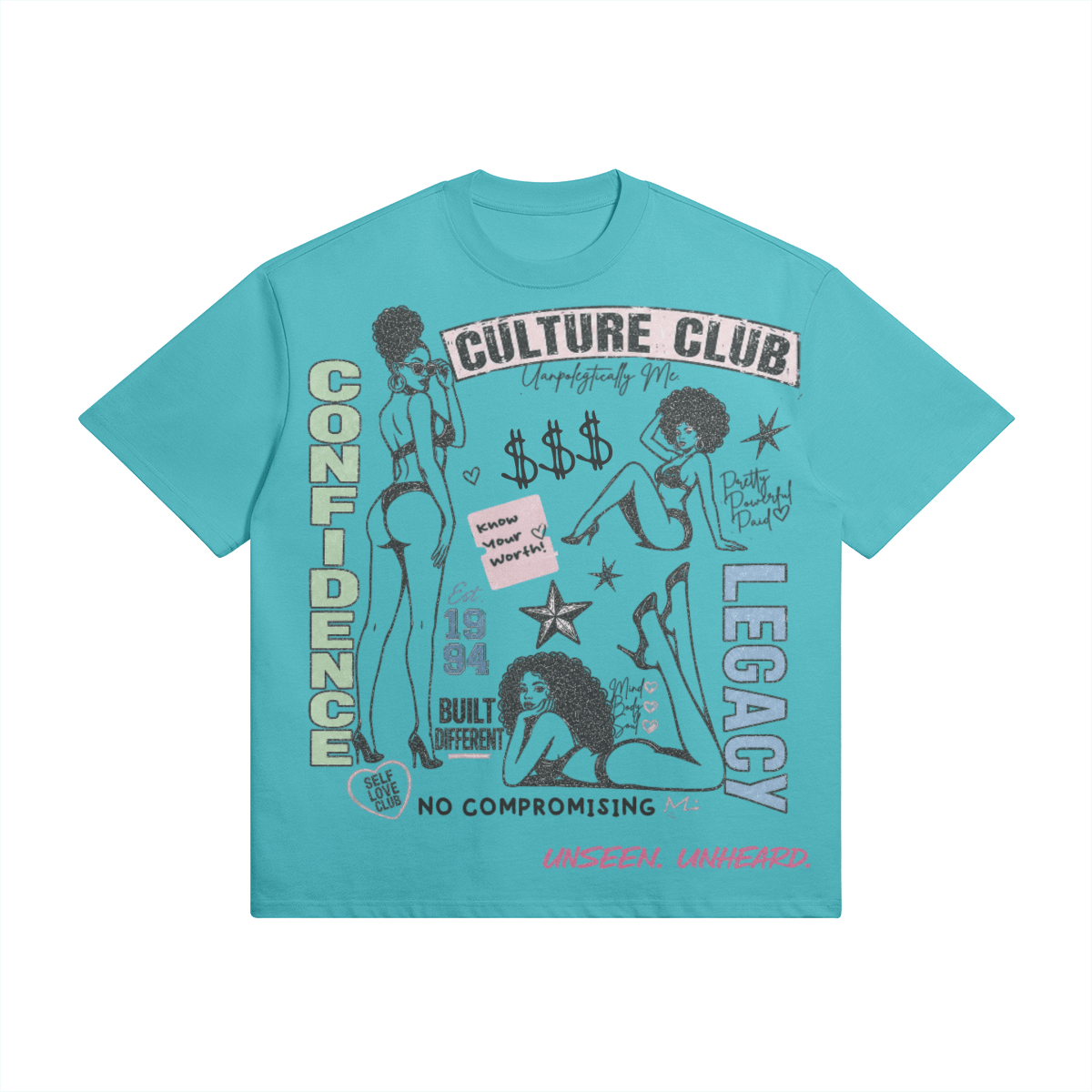 CULTURE CLUB OVERSIZED. - UNSEEN. UNHEARD.