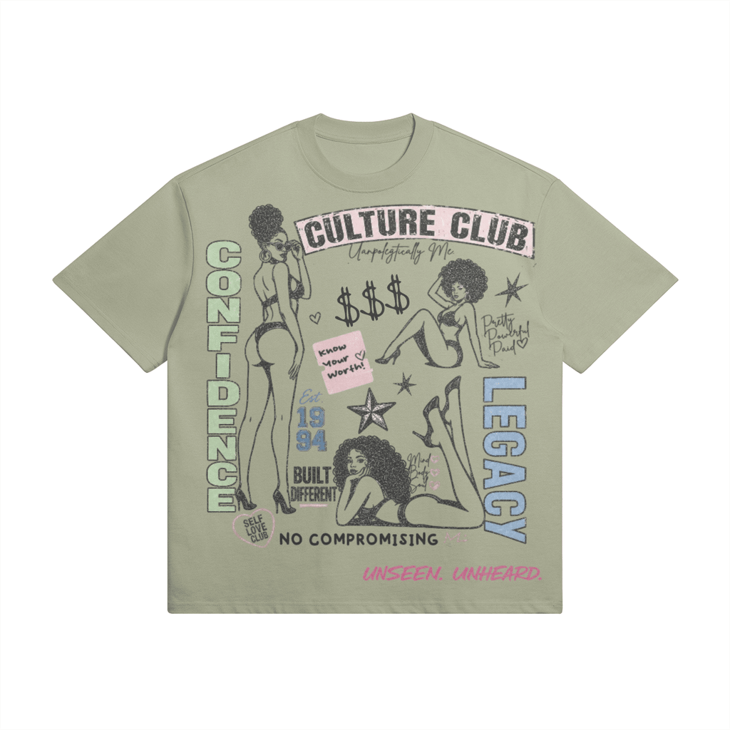 CULTURE CLUB OVERSIZED. - UNSEEN. UNHEARD.