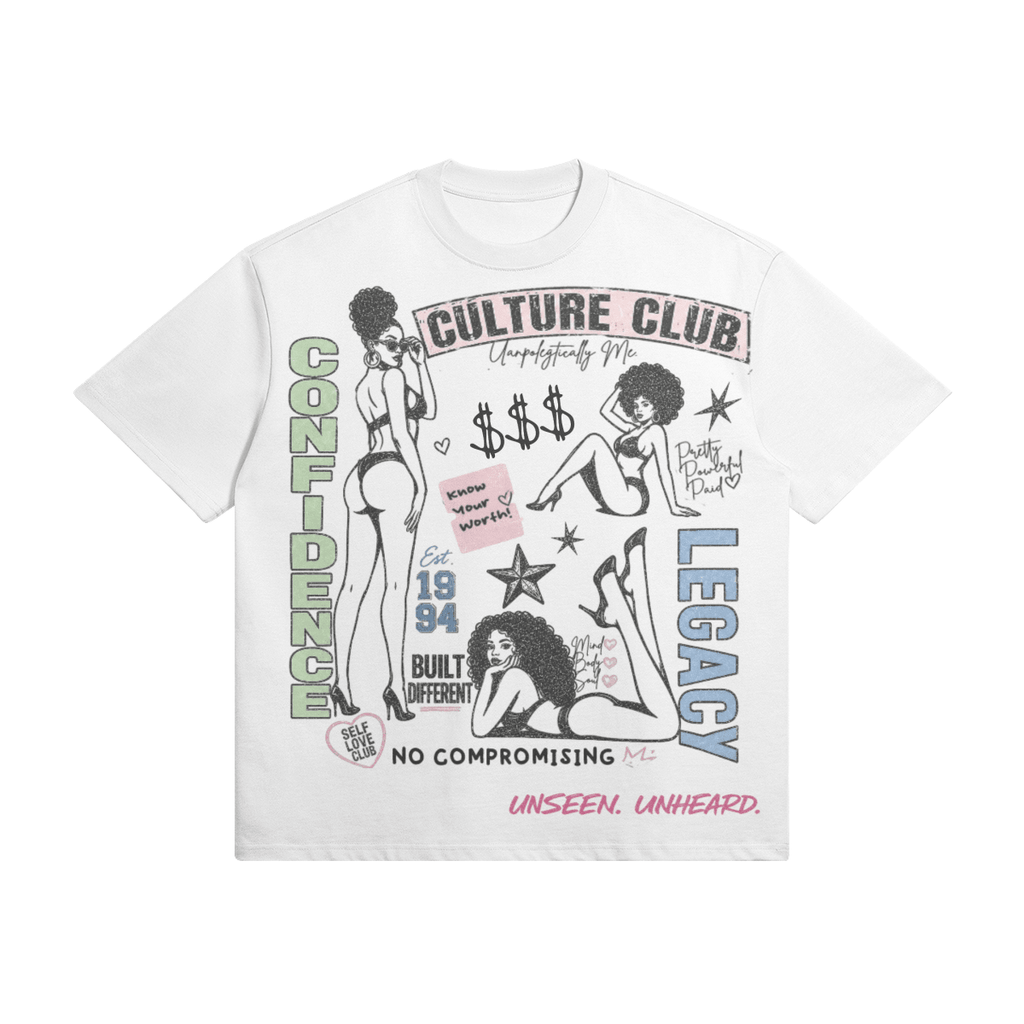 CULTURE CLUB OVERSIZED. - UNSEEN. UNHEARD.