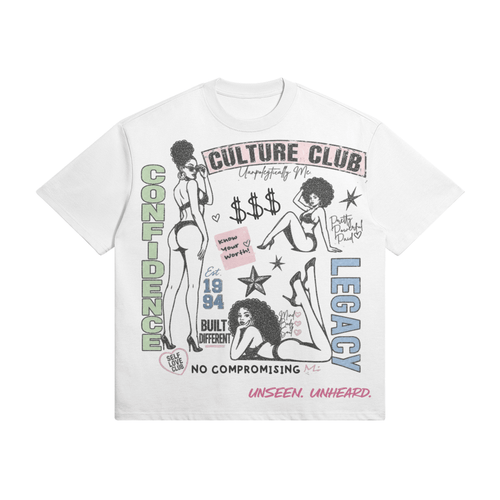 CULTURE CLUB OVERSIZED. - UNSEEN. UNHEARD.