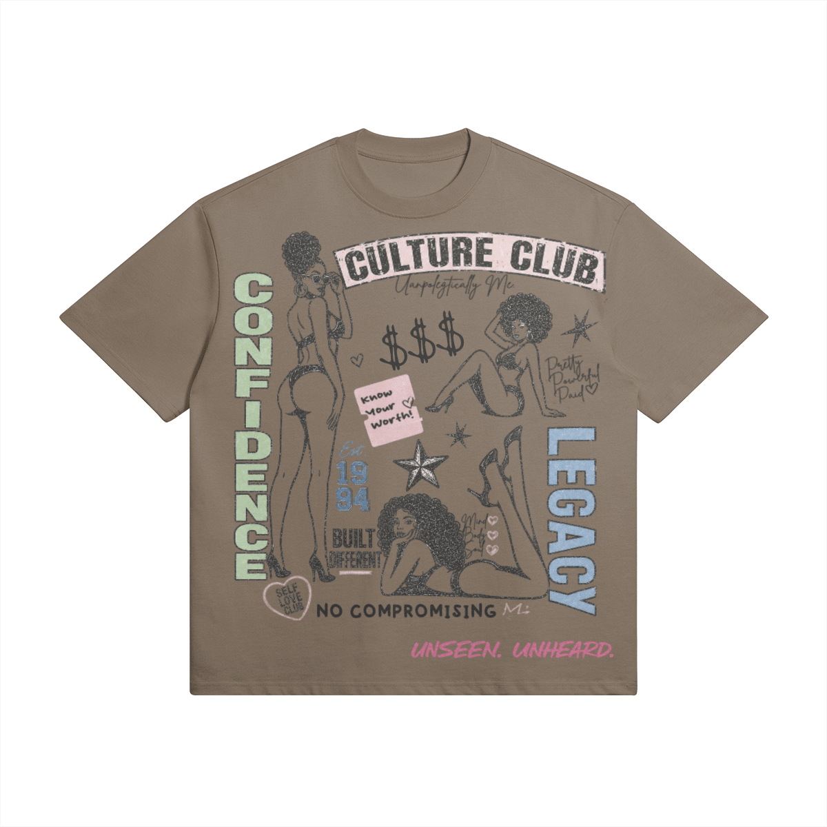 CULTURE CLUB OVERSIZED. - UNSEEN. UNHEARD.