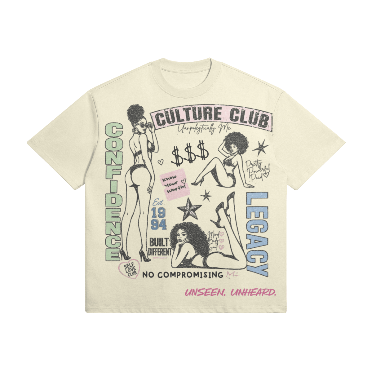 CULTURE CLUB OVERSIZED. - UNSEEN. UNHEARD.