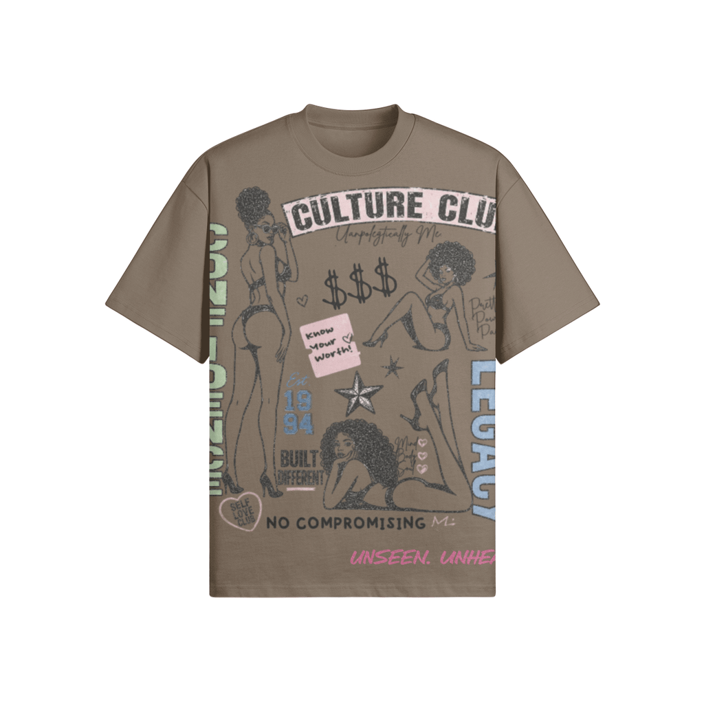 CULTURE CLUB OVERSIZED. - UNSEEN. UNHEARD.