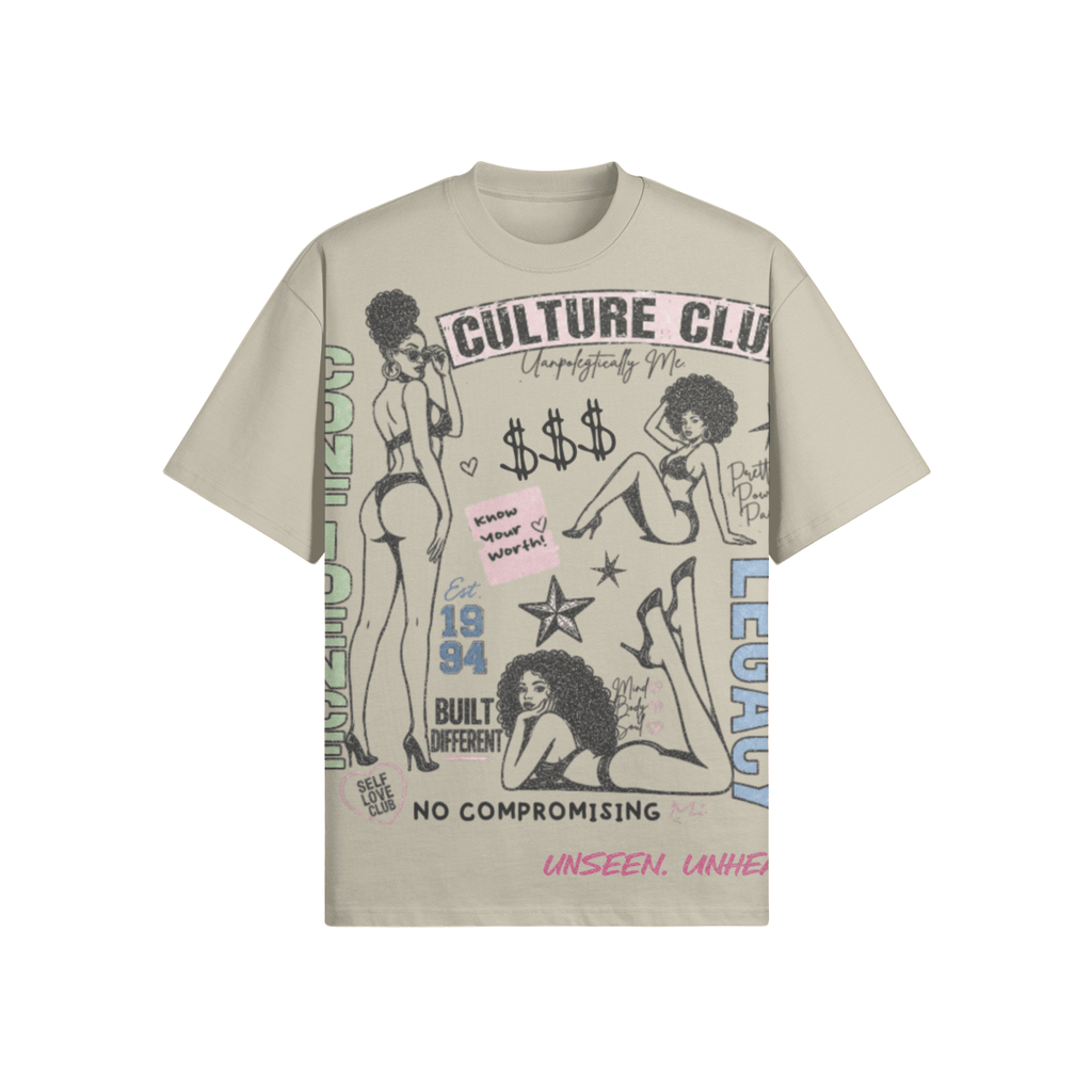 CULTURE CLUB OVERSIZED. - UNSEEN. UNHEARD.