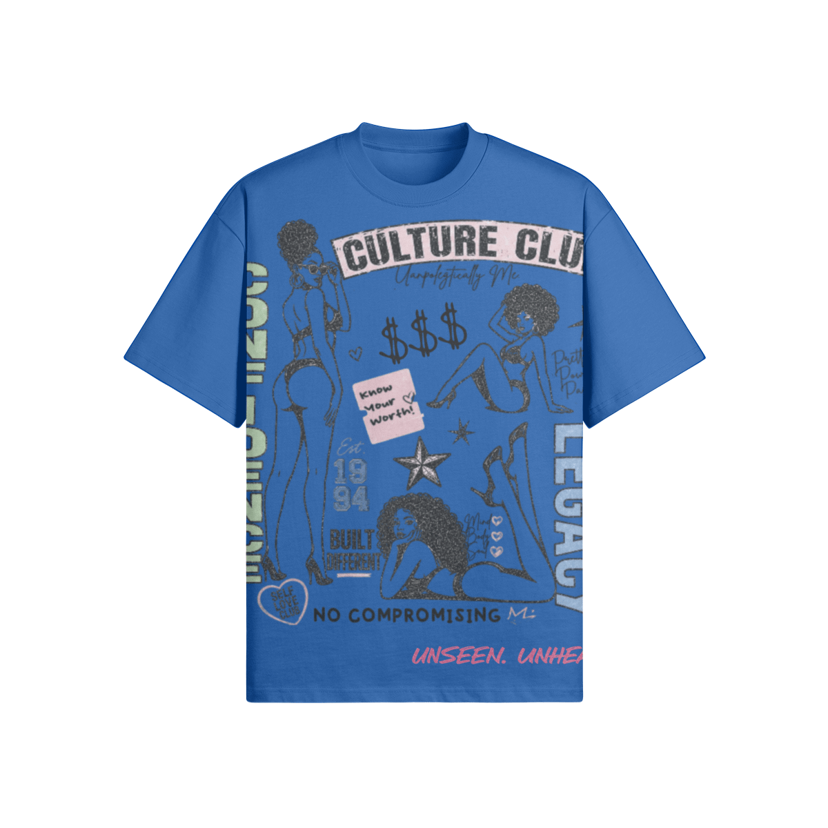 CULTURE CLUB OVERSIZED. - UNSEEN. UNHEARD.