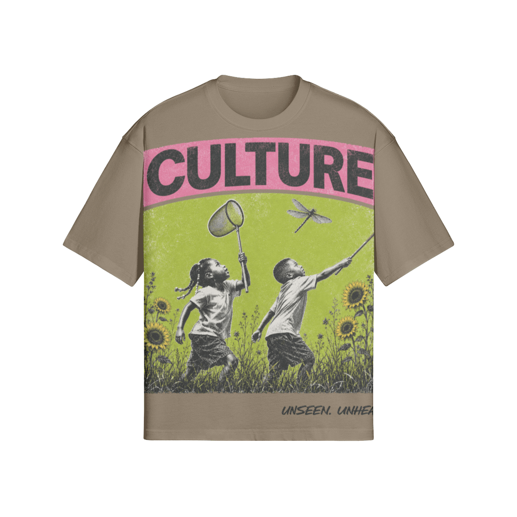 CULTURE: DRAGONFLY BOXY TEE - UNSEEN. UNHEARD.