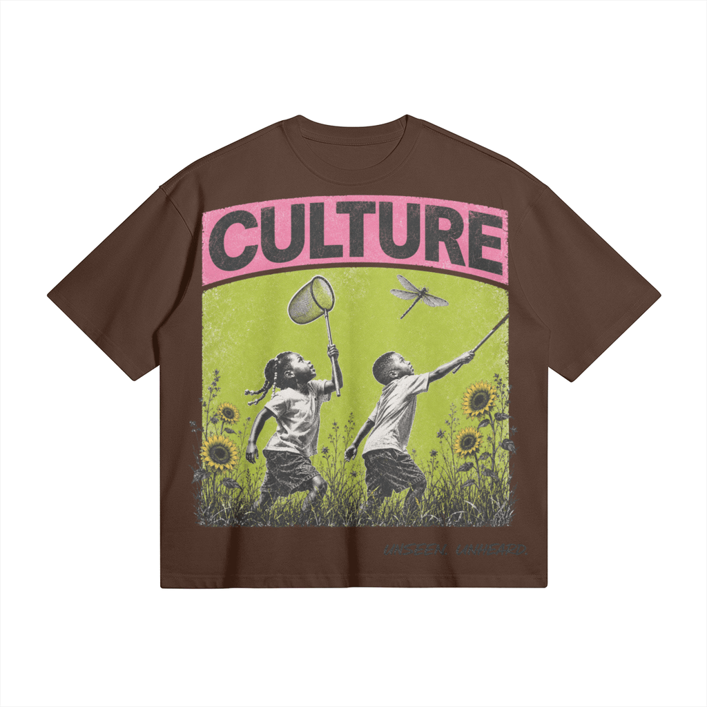 CULTURE: DRAGONFLY BOXY TEE - UNSEEN. UNHEARD.